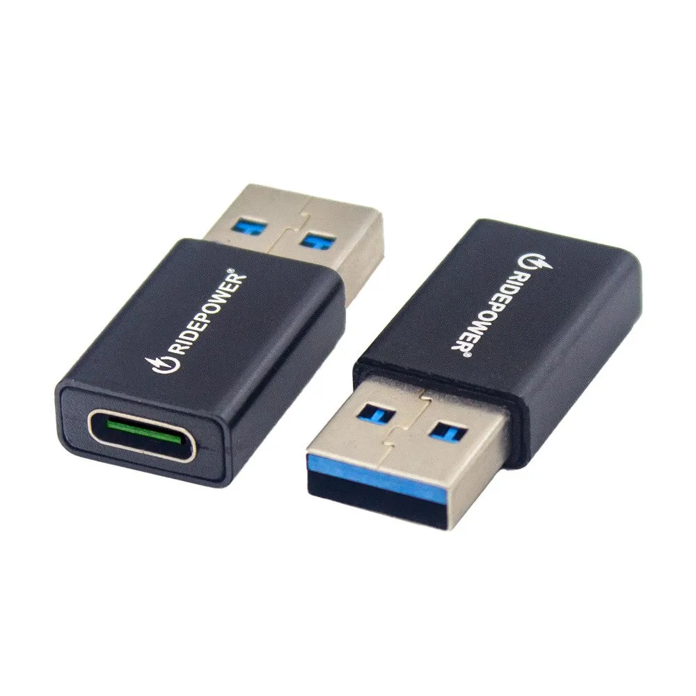 USB Male to USBC female Adapter with fast data capability plus 3 A charging power