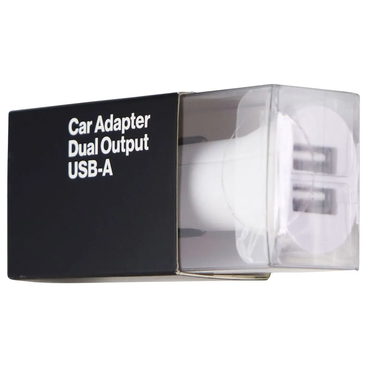 Verizon (24-Watt) Dual USB Car Adapter / Vehicle Travel Charger - White