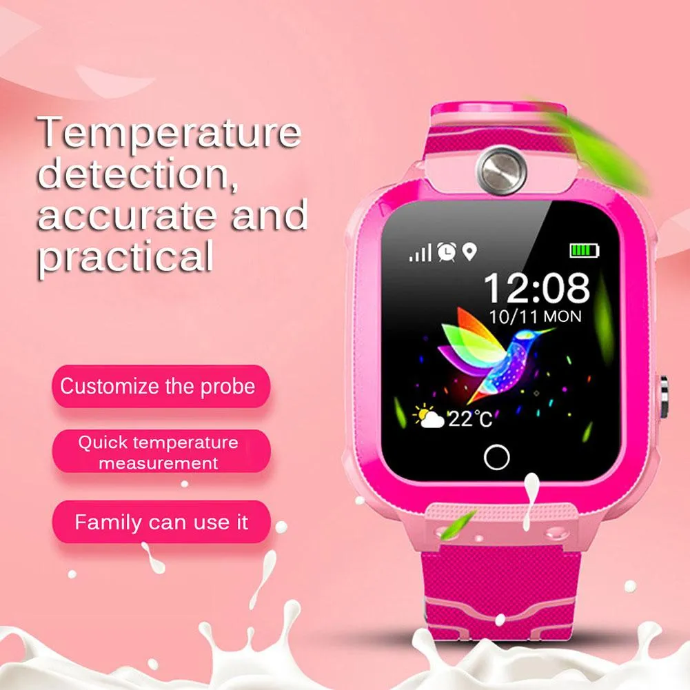 W01 Kids Smart Watch with Thermometer, SOS Call & Child Tracking