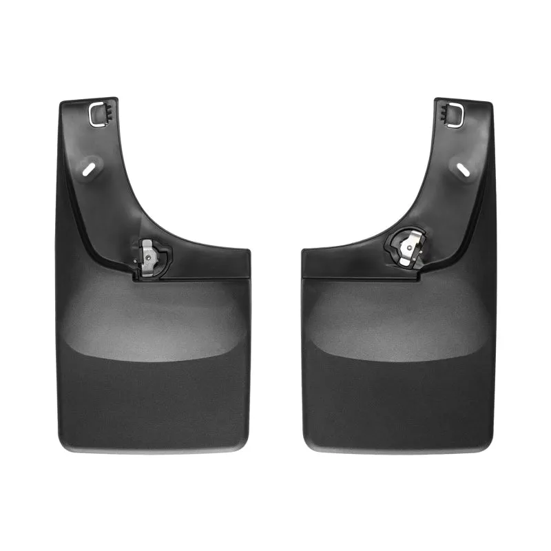 WeatherTech DigitalFit No-Drill Rear Mud Flap - Black / Textured - GM Fullsize SUV 2007-13 120012 - Pair