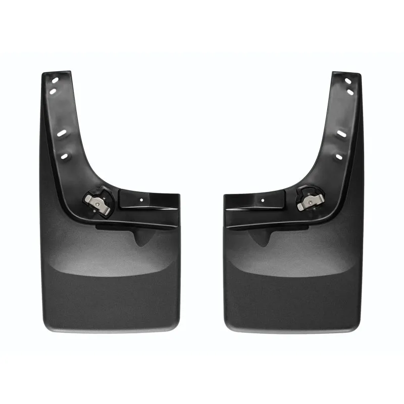 WeatherTech DigitalFit No-Drill Rear Mud Flap - Black / Textured - GM Fullsize SUV 2007-13 120012 - Pair