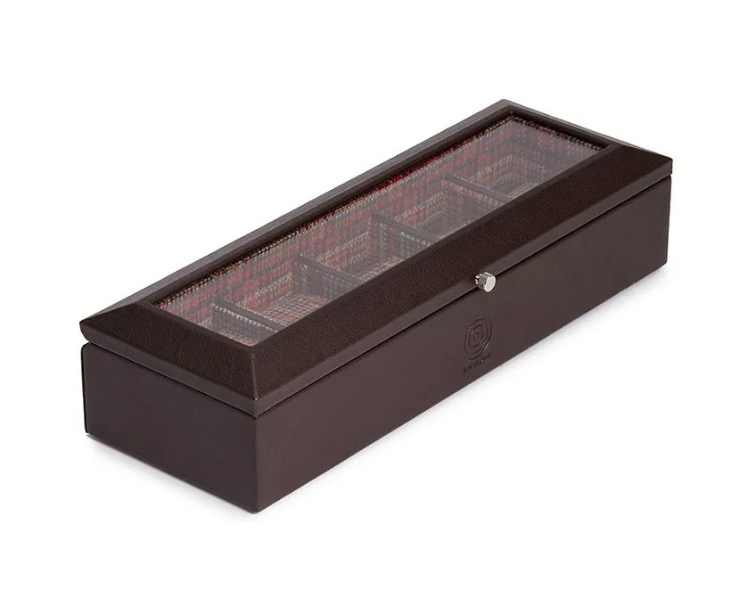 Wolf - WM Brown 5-Unit Watch Box | 800672