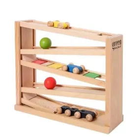 Wooden Ball Runner | Ball Tracker | Car Glider | Car Runner | Wooden Ramp Racer