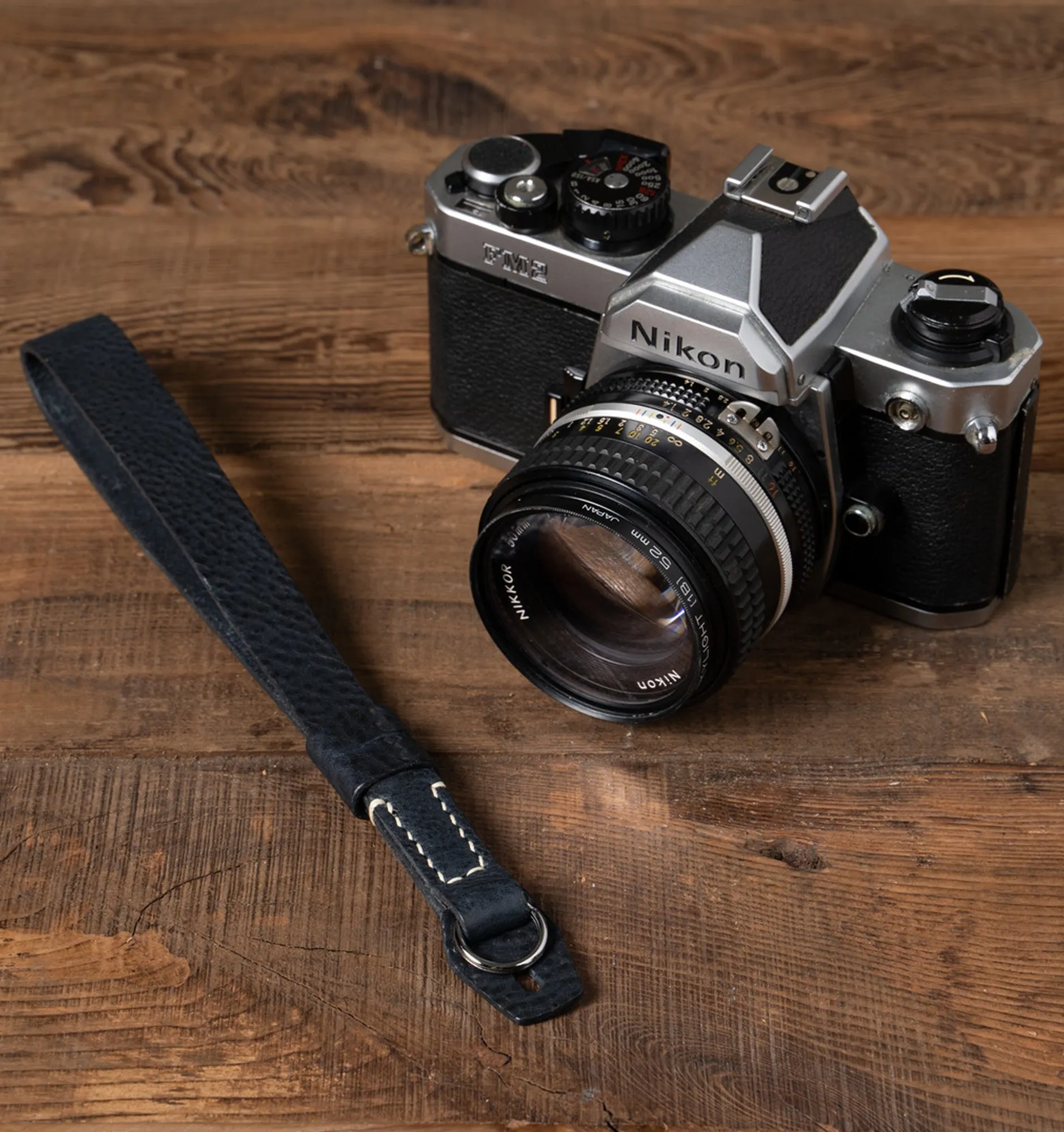 Wotancraft Full Leather Camera Wrist Strap (Cura Split Rings)