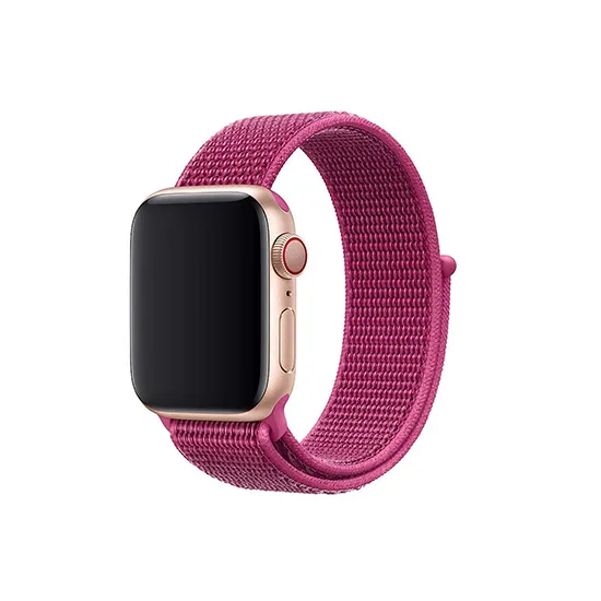 Woven Nylon Strap For Apple Watch-Camel (42/44/45mm)