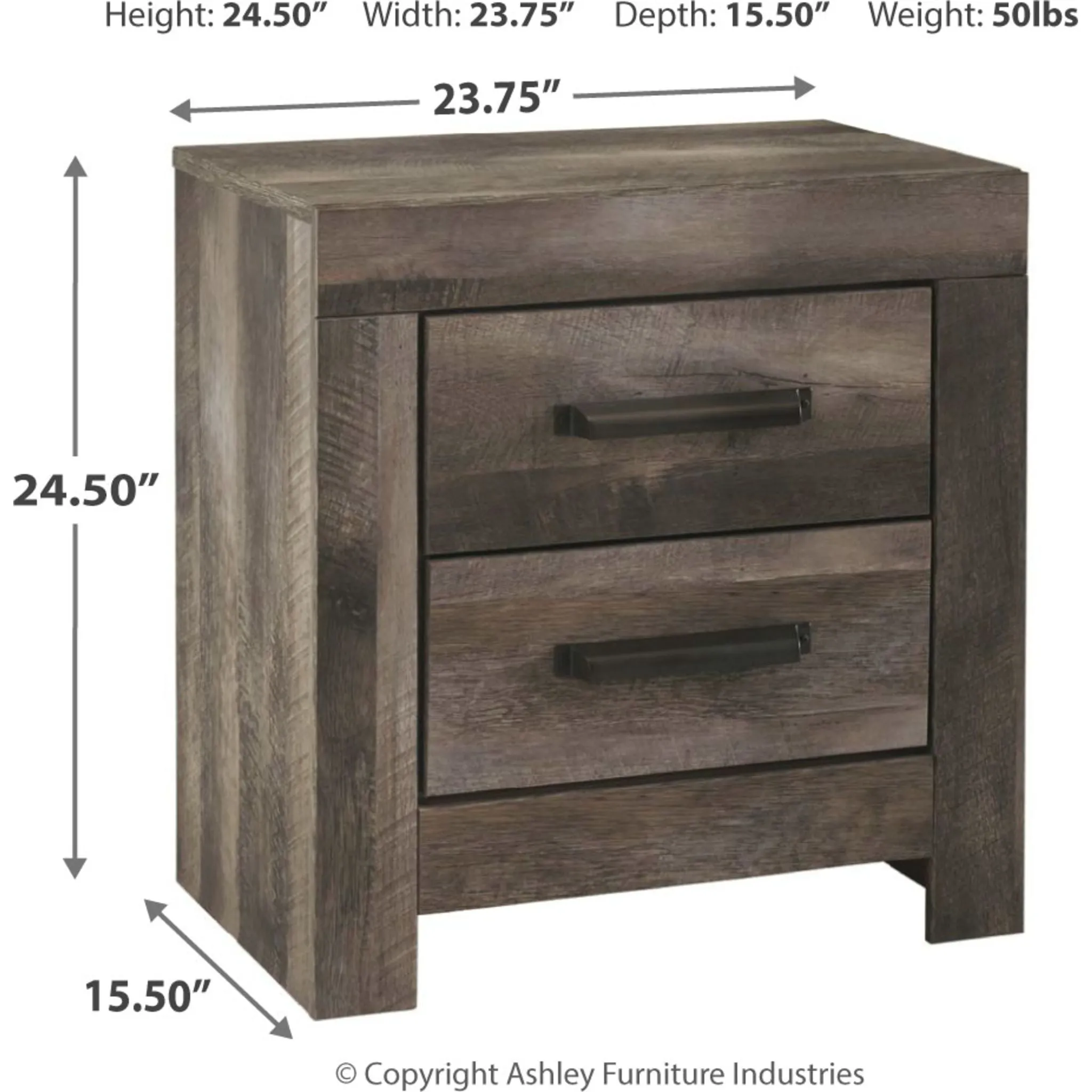 Wynnlow Nightstand - Gray